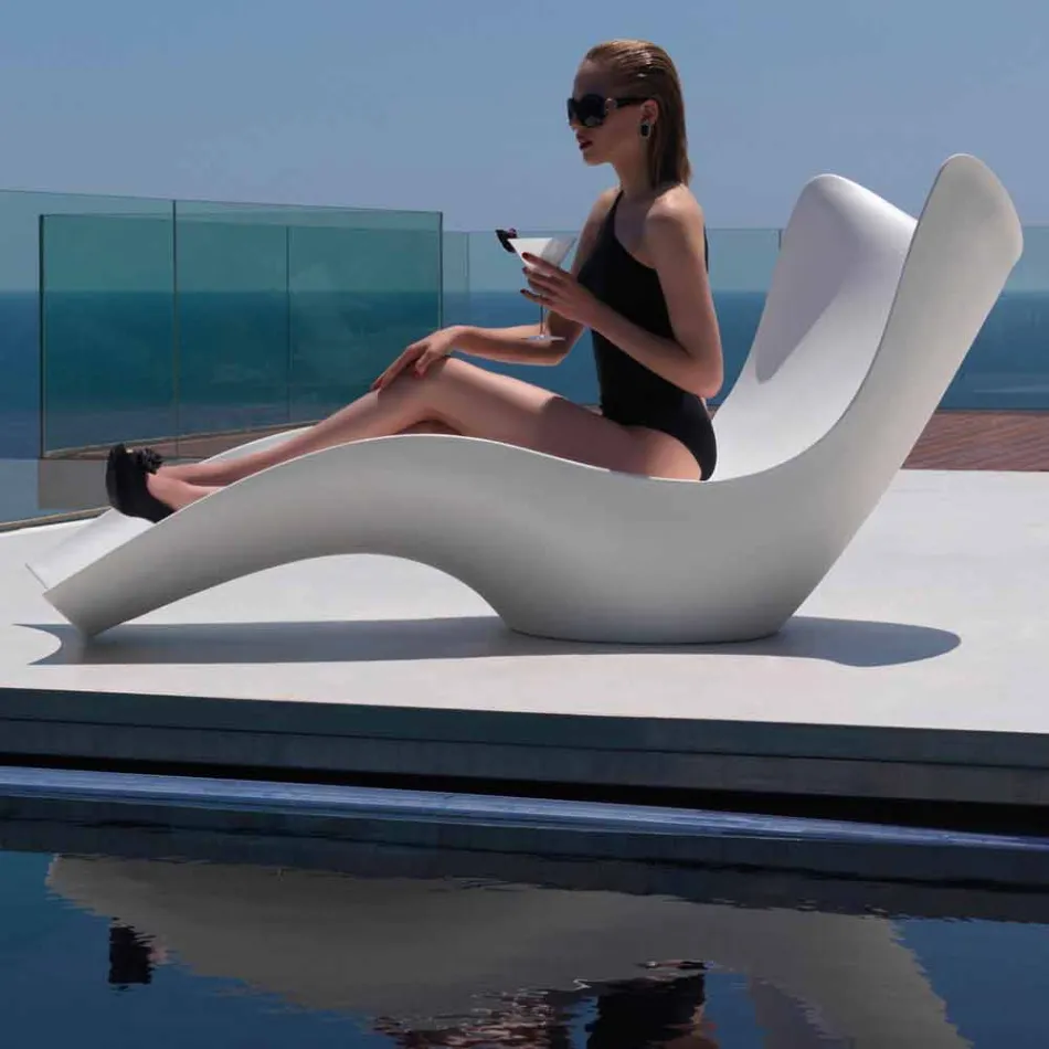 Surfen op Vondom tuinbed, modern design in polyethyleen Viadurini