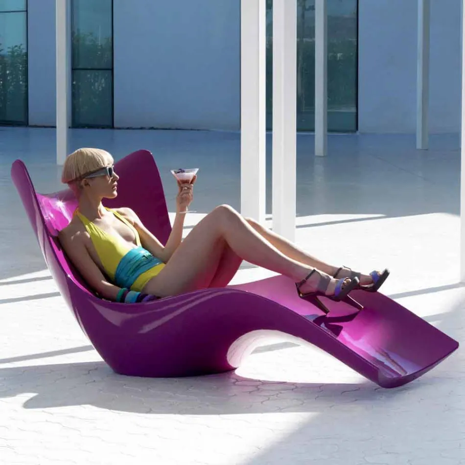 Surfen op Vondom tuinbed, modern design in polyethyleen Viadurini