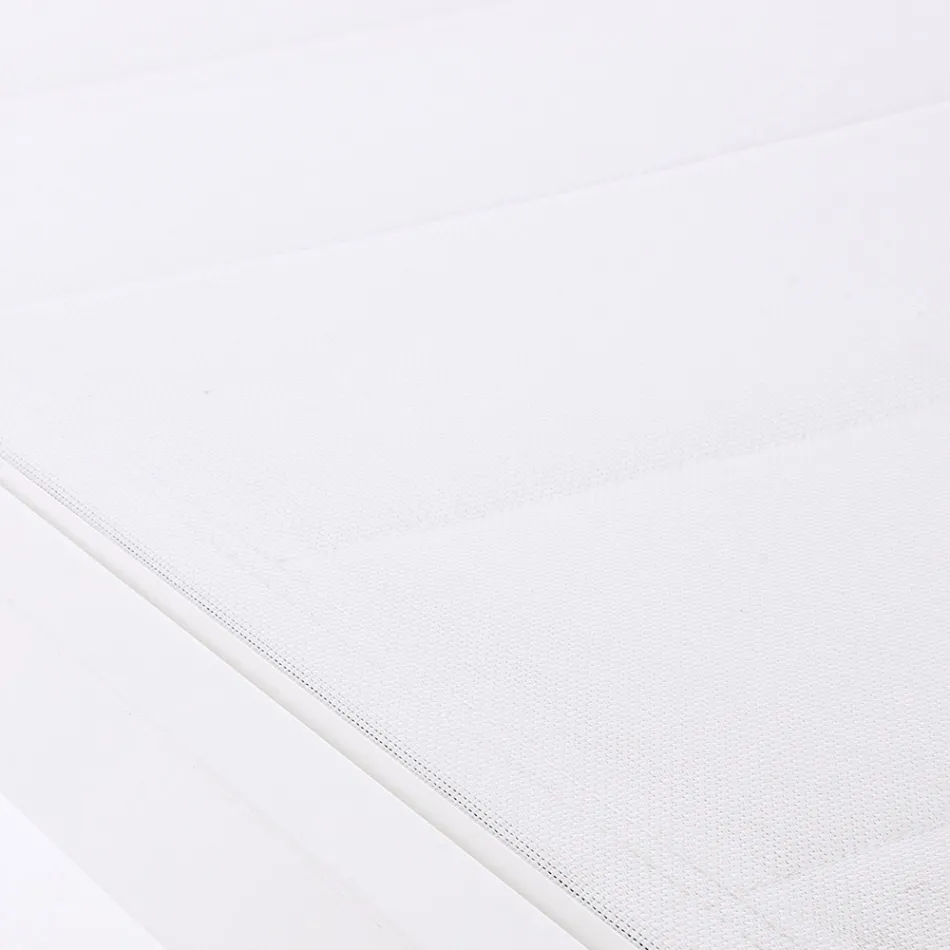 Moderne tuinzonnebank van aluminium met wielen voor buiten - Franz Viadurini