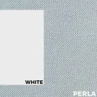 Buiten dubbele zonnebank in aluminium en canvas - Gioacchino Viadurini