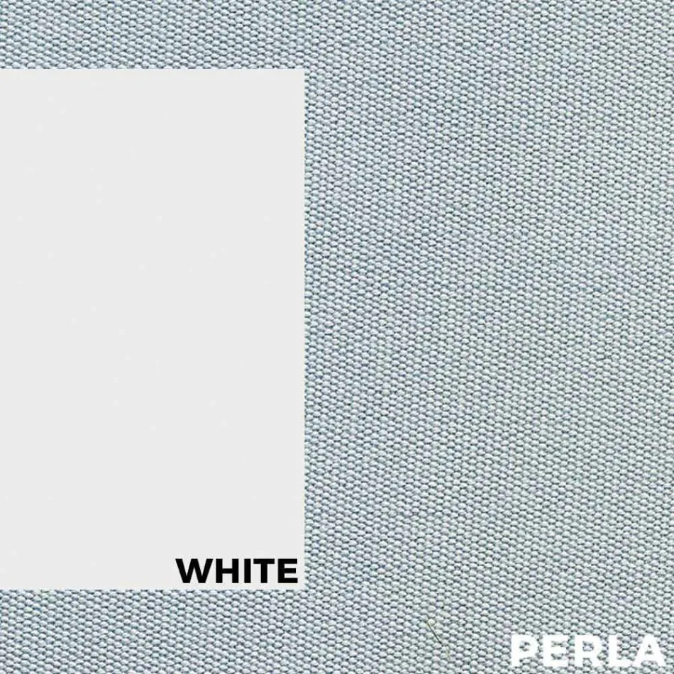 Buiten dubbele zonnebank in aluminium en canvas - Gioacchino Viadurini