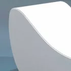 Cot ontspannen Wave Trona witte nautische imitatie leer gemaakt in Italië Viadurini