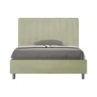 Microvezelmatras van 120x200 cm met symmetrische verticale lijnen, gemaakt in Italië - Glove Viadurini