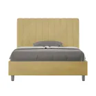 Microvezelmatras van 120x200 cm met symmetrische verticale lijnen, gemaakt in Italië - Glove Viadurini