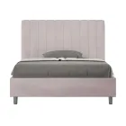 Microvezelmatras van 140x200 cm met symmetrische verticale lijnen, gemaakt in Italië - Glove Viadurini