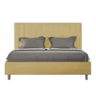 Microvezelmatras van 160x200 cm met symmetrische verticale lijnen, gemaakt in Italië - Glove Viadurini