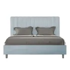 Microvezelmatras van 160x200 cm met symmetrische verticale lijnen, gemaakt in Italië - Glove Viadurini