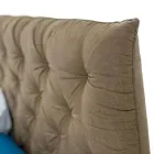 Gestoffeerd tweepersoonsbed met opbergruimte in stof of eco-leer, gemaakt in Italië – Euro Viadurini