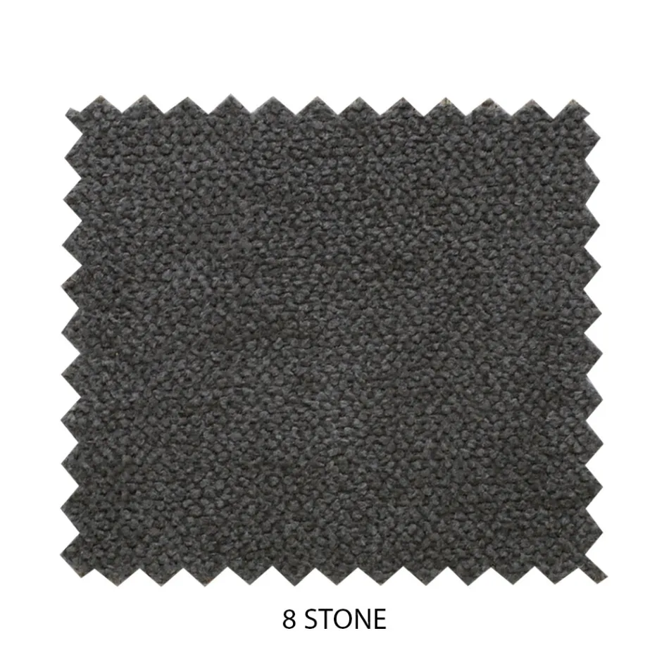 Groot bed met gevoerd hoofdeinde en voeteneinde Made in Italy - Aaron Viadurini