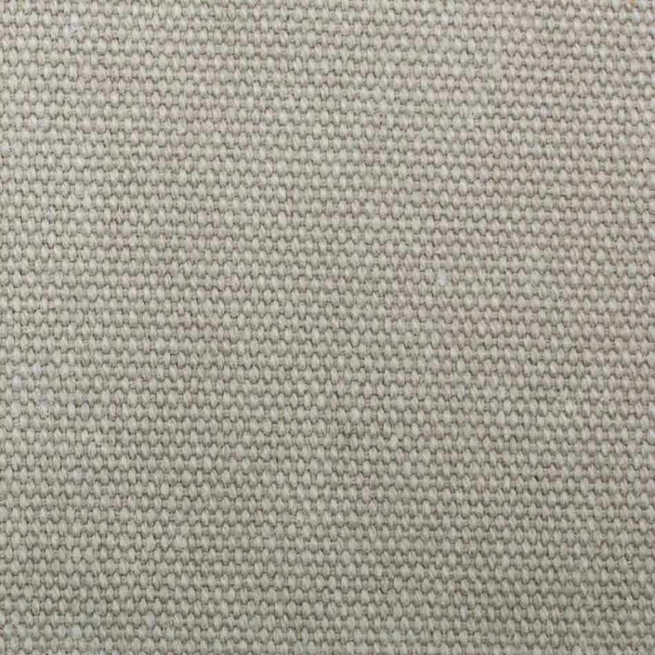 Gestoffeerd tweepersoonsbed met box van ecoleer, gemaakt in Italië - Woestijn Viadurini