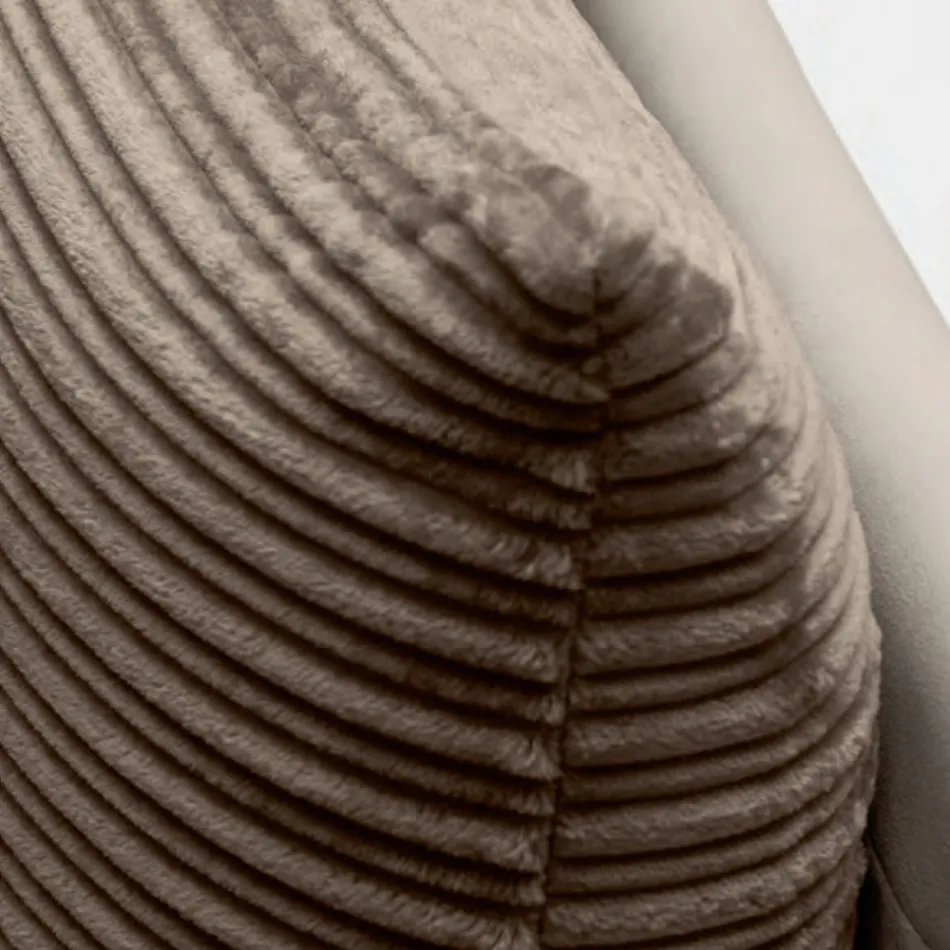 Tweepersoonsbed 160x190 met 2 zachte kussens in het hoofdeinde - Tramonti Viadurini