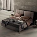 Tweepersoonsbed 160x190 met vulling met verticale koordprofielen - Nices