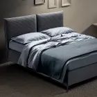 Tweepersoonsbed 160x190 met kussenvormige vulling - Brezze Viadurini