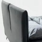 Tweepersoonsbed 160x190 met kussenvormige vulling - Brezze Viadurini