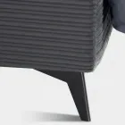 Tweepersoonsbed 160x190 met kussenvormige vulling - Brezze Viadurini