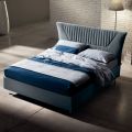 Tweepersoonsbed 160x190 met gewatteerde inzetstukken met brede lattenbodems - Fresh