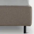 Tweepersoonsbed 160x190 met gebogen lijnen en knoppen Gemaakt in Italië - Oriente Viadurini