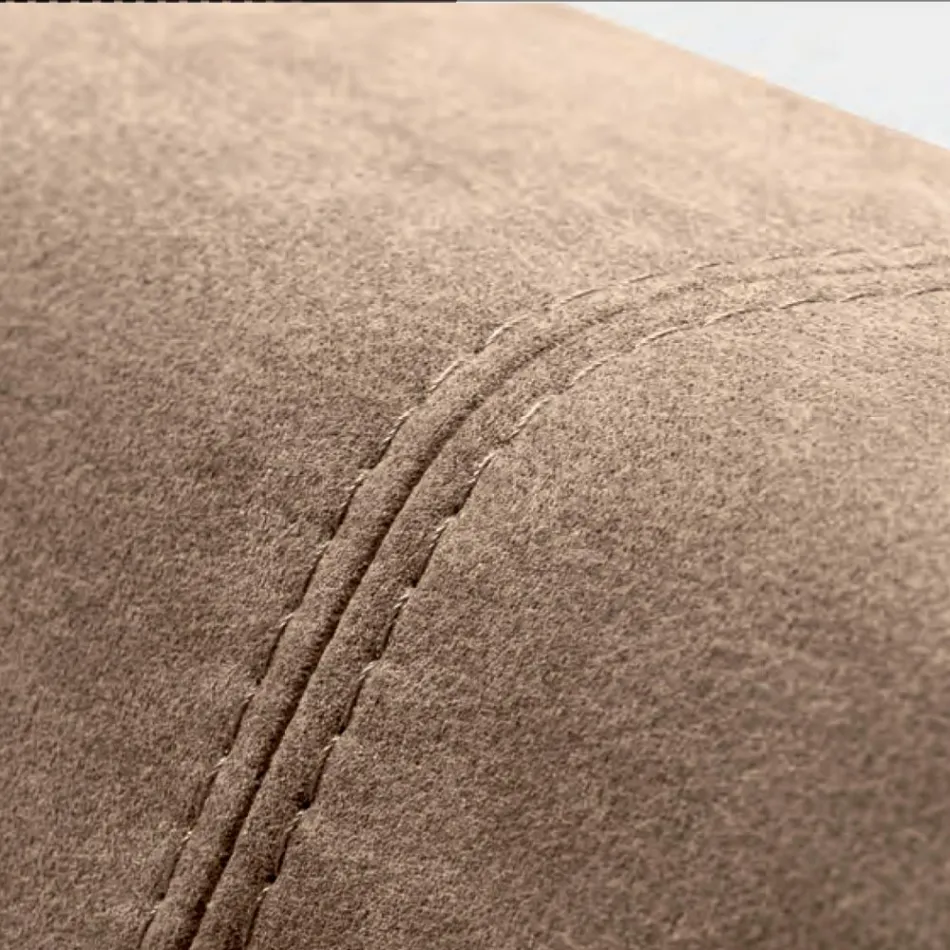 Tweepersoonsbed 160x190 met gebogen hoofdeinde en belangrijke dikte - Magie Viadurini