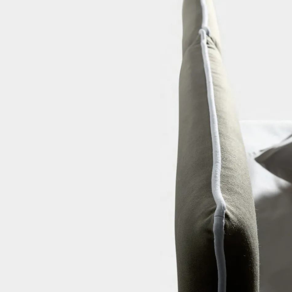 Tweepersoonsbed 160x190 met centraal gedeeld hoofdeinde Gemaakt in Italië - Celesti Viadurini