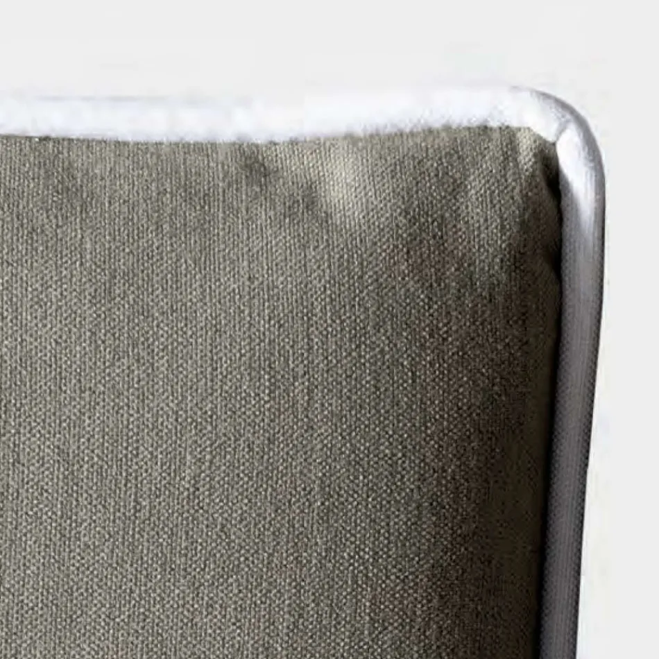 Tweepersoonsbed 160x190 met centraal gedeeld hoofdeinde Gemaakt in Italië - Celesti Viadurini