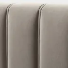 Tweepersoonsbed 160x190 met quiltwerk met brede verticale banden - Magan Viadurini