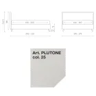 Tweepersoonsbed 160x190 in stof met metalen poten Made in Italy - Dreams Viadurini