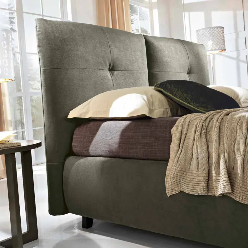 Tweepersoonsbed met opbergvak piek 160x190 / 200 cm Nina Viadurini