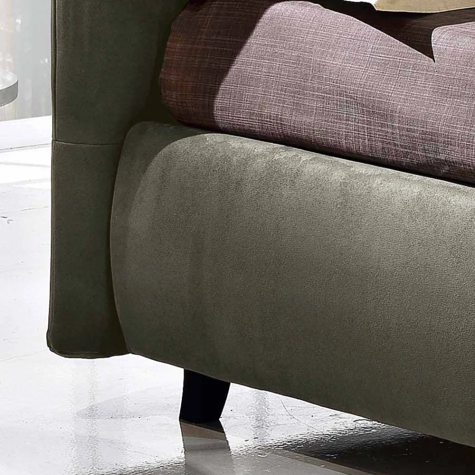 Tweepersoonsbed met opbergvak piek 160x190 / 200 cm Nina Viadurini