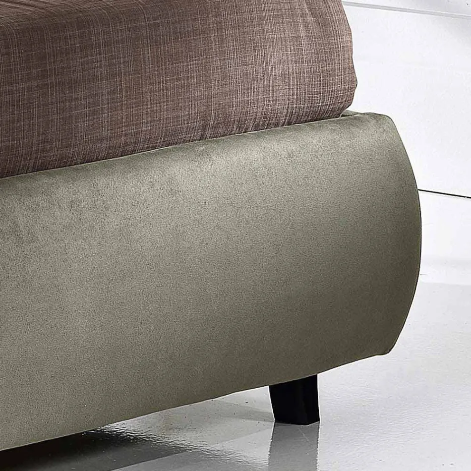 Tweepersoonsbed met opbergvak piek 160x190 / 200 cm Nina Viadurini