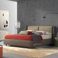 Tweepersoonsbed met bedcontainer, modern ontwerp, Kate by Bolzan