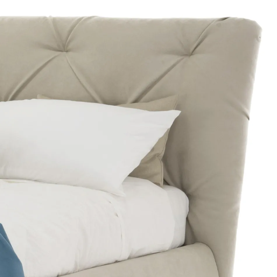 Tweepersoonsbed met moderne designcontainer Made in Italy – Gaven Viadurini