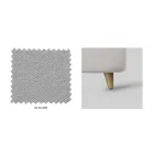 Tweepersoonsbed met optionele opbergruimte Made in Italy - Ciccio Viadurini