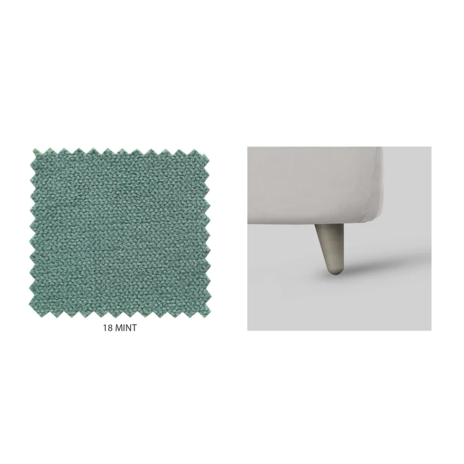 Tweepersoonsbed met optionele opbergruimte Made in Italy - Ciccio Viadurini