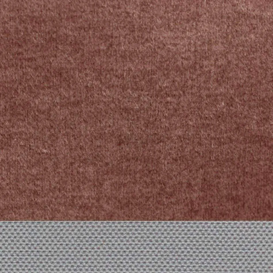 Tweepersoonsbed met container bekleed met stof Made in Italy - Renato Viadurini