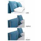 Tweepersoonsbed met container bekleed met stof Made in Italy - Renato Viadurini