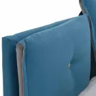 Tweepersoonsbed met container bekleed met stof Made in Italy - Renato Viadurini