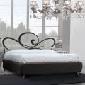 Tweepersoonsbed met gewatteerd bedframe Made in Italy - Shadow