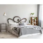 Tweepersoonsbed met ijzeren bedframe Made in Italy - Shadow Viadurini
