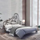 Tweepersoonsbed met ijzeren bedframe Made in Italy - Pongo Viadurini