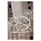 Tweepersoonsbed met kussens, matras en 2 nachtkastjes Made in Italy - Naturel Viadurini