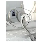 Tweepersoonsbed met bijpassend voeteneinde, matras en 2 nachtkastjes - Nebbia Viadurini