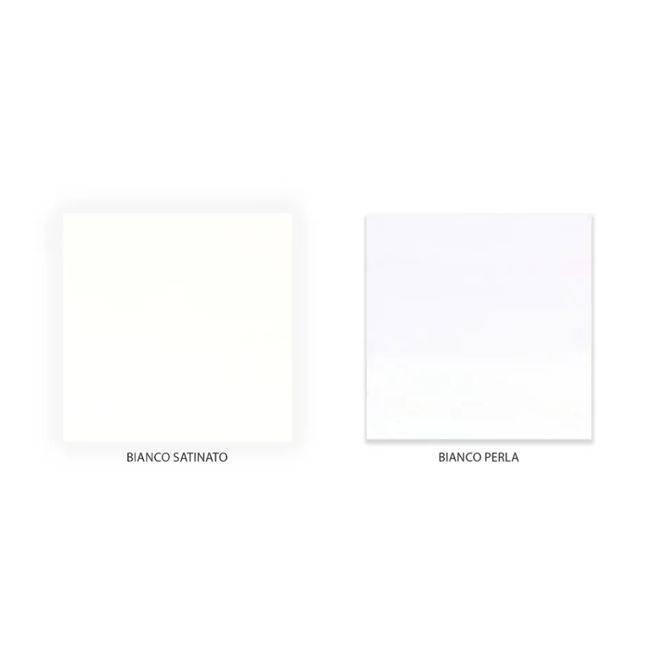 Tweepersoonsbed met bijpassend voeteneinde, matras en 2 nachtkastjes - Nebbia Viadurini