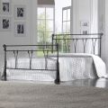 Tweepersoonsbed met voeteinde in verschillende afwerkingen Made in Italy - Finish