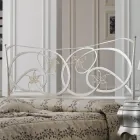 Tweepersoonsbed met voeteinde in verschillende afwerkingen Made in Italy - Naturel Viadurini