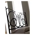 Tweepersoonsbed met voeteinde in verschillende afwerkingen Made in Italy - Naturel Viadurini