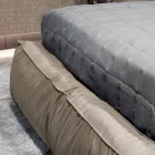 Tweepersoonsbed met optionele bedbodem en opbergmeubel Made in Italy - Ribelle Viadurini