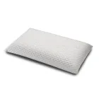 Tweepersoonsbed met hoofdeinde met 2 kussens, matras en 2 nachtkastjes - Life Viadurini