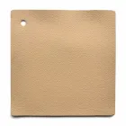 Design-tweepersoonsbed met met leer bekleed hoofdeinde Menardo Viadurini