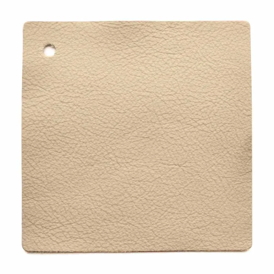 Design-tweepersoonsbed met gestoffeerd hoofdeinde Leilo, 160x200 cm Viadurini