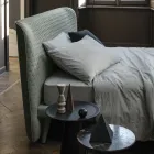 Tweepersoonsbed, zonder container, hedendaags design Corolle by Bolzan Viadurini